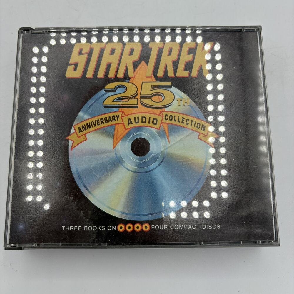 Vintage Star Trek 25th Anniversary Audio Collection 4 CD Set Sci-Fi 1991 Audiobo